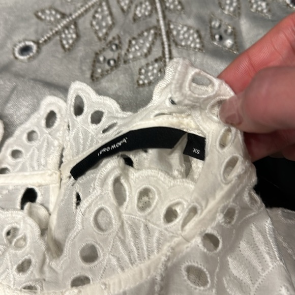 Gorgeous HighNeck White Top - Picture 5 of 7